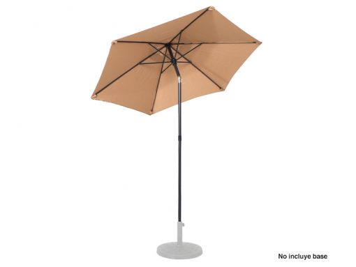 Quitasol Redondo Modelo "Twist" Beige Nectardeco.cl