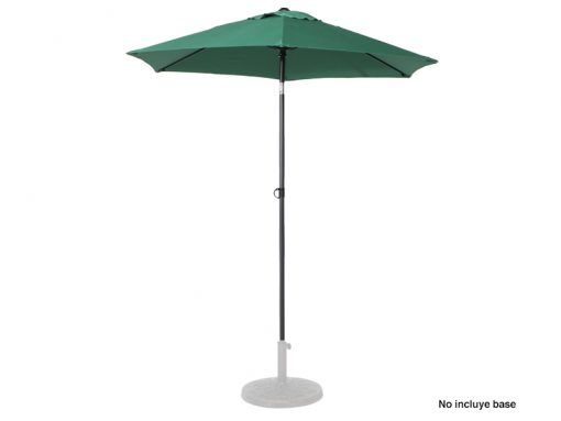 Quitasol Redondo Modelo "Twist" Verde Oscuro