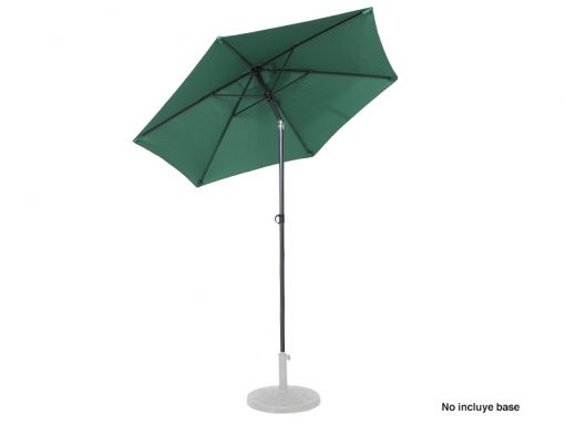 Quitasol Redondo Modelo "Twist" Verde Oscuro