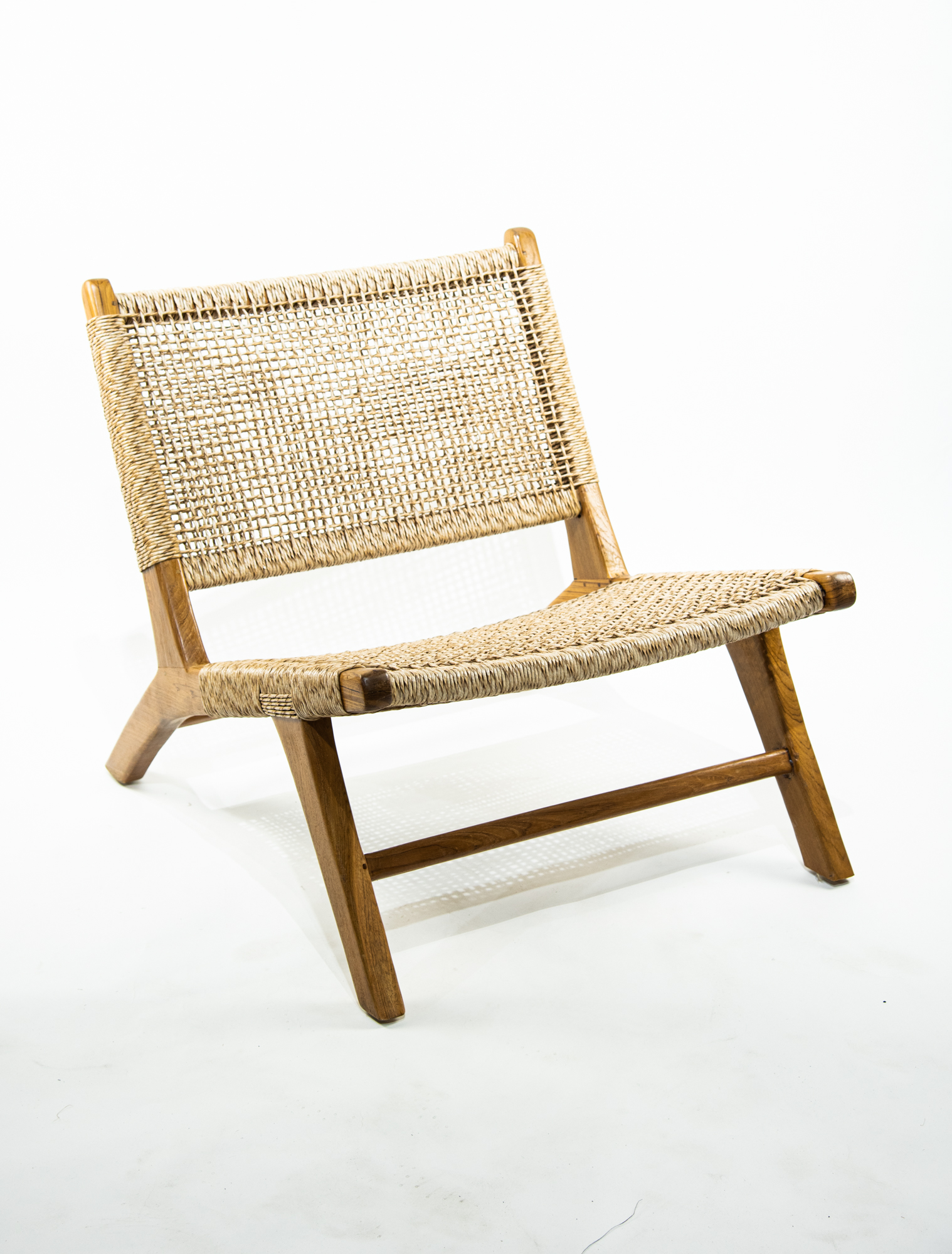 sillas-7859 SILLA MARLBORO TECA Y RATTAN SIN BRAZO