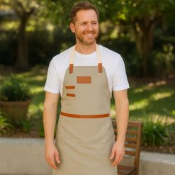 Pechera Asador Canvas Algodón 10 oz.