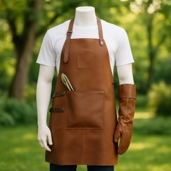 Set Asador de Cuero de Búfalo