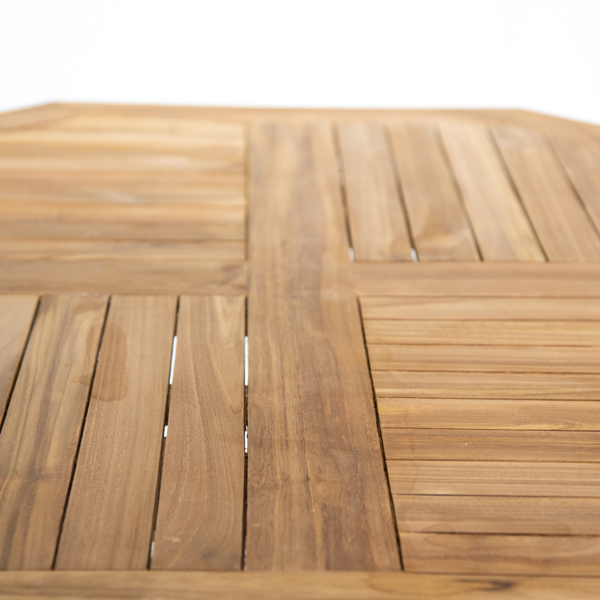 Mesa plegable madera de teca 76x130x120cm
