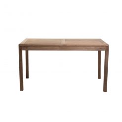 Mesa de comedor madera de teca 76x80x140 cm