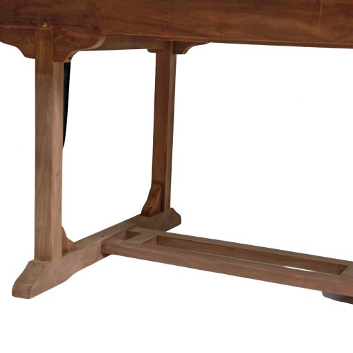 Mesa extensible rectangular madera de teca 195x110x76cm