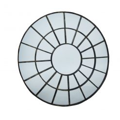 Espejo de 100 cm estructura de acero terminación Bronce envejecido