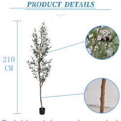 ARBOL DE OLIVO 210 CM