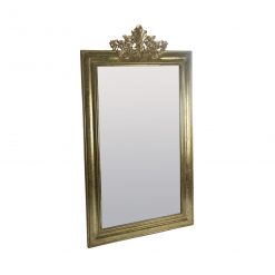 Espejo borde dorado de madera tallado 113 x 195 cm