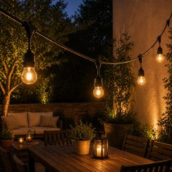 GUIRNALDA EDISON 2,5mt con 5 soquetes + 2,5mt cable - 5 M