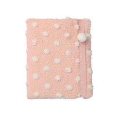 LIBRETA PLANNER ARAUCARIA TAPA DURA PU / 112 HOJAS 80GSM / ELASTICO / 15X20CM / ROSADA