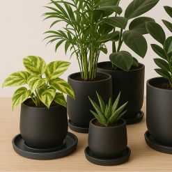 Maceteros VIENA NEGRO (Selecciona Tamaño)