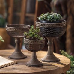 Copón Decorativo Negro Arzobispo Mediano