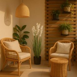 Grass Bellflower Flor de Campanilla con Macetero 110 cm de Altura