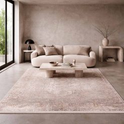 Alfombra Turca Modern04 Beige (Selecciona Tamaño)