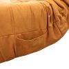 Poltrona Lounge Terracota Tipo Togo Giratoria Reclinable | Dortment