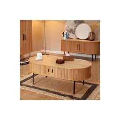 Mesa de Centro Oslo de Roble Americano Natural