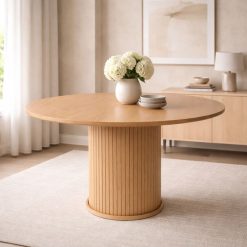Mesa de comedor Oslo de madera de Roble Natural